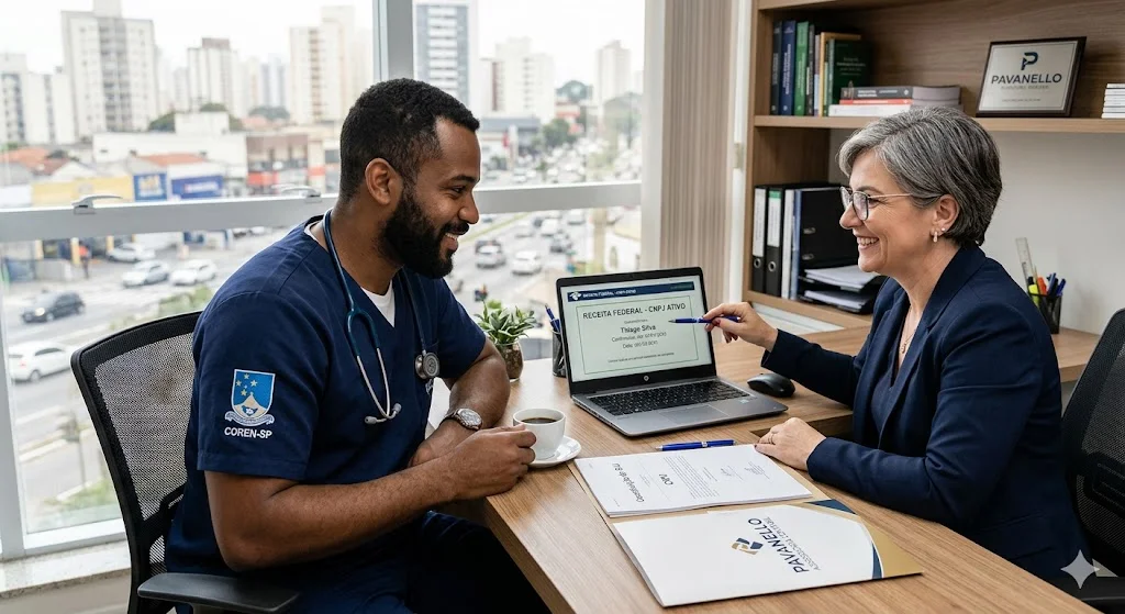 Enfermeiro pode abrir CNPJ